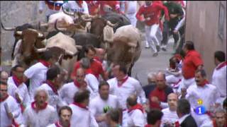 7º encierro San Fermines 13 7 11 Pilar de Tamames [upl. by Bailey552]