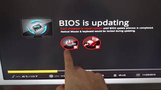 BIOS update MSI B350  Jan2020 [upl. by Gunning916]