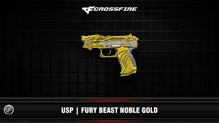 CF  USP  Fury Beast Noble Gold VIP  Full upgrade [upl. by Maxey242]