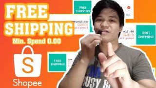 Paano Mag FREE SHIPPING sa SHOPEE TUTORIAL  Minimum Spend 0  SHOPEE TUTORIAL WATCHFRED [upl. by Sabine]