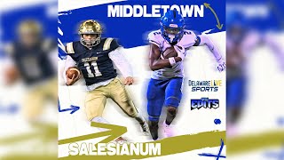 Salesianum visits Middletown Football LIVE from Middletown [upl. by Auqinot572]