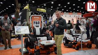 Stihl introduces professional zeroturn mower lineup at 2022 Equip Expo [upl. by Egduj]