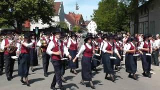 Fanfarenzug Löwen Baienfurt Festumzug 2 [upl. by Ramaj]