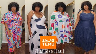 TEMU Plus Size Clothing Try On Haul  Victoria Lashay [upl. by Jordison]