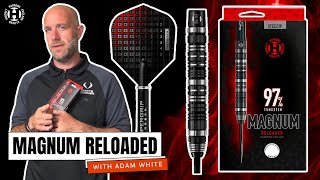 MAGNUM RELOADED 97 TUNGSTEN HARROWS DARTS REVIEW WITH ADAM WHITE [upl. by Bornie]