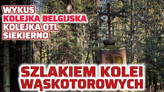 Szlakiem Kolei Wąskotorowych Wyprawa na koniec quotkolejki belgijskiejquot kolejka OTL do Siekierna [upl. by Sofie]