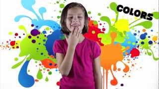 colors SONG  learn your ASL colors [upl. by Eoj]