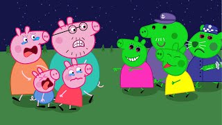 Peppa Pig vs Zombies at the City What Happened  Peppa Pig Funny Animation [upl. by Aylward408]