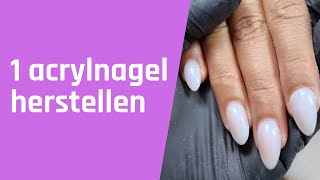 1 acrylnagel herstellen [upl. by Cristi]