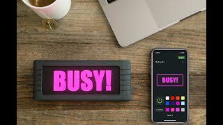 BusyBox — The First Smart Digital Sign For InterruptionFree Work [upl. by Frame]