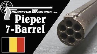 Piepers 7Barrel Mitrailleuse Like a Shotgun But Accurate [upl. by Leod]