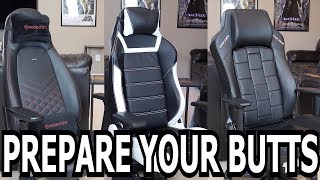 Gaming Chair Comparison  DX Racer vs Vertagear vs Noblechairs [upl. by Tom]