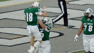 Slippery Rock rolls in homecoming win [upl. by Aserehc]