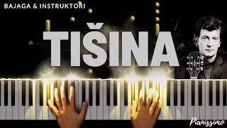 Bajaga  Tišina  Piano instrumental [upl. by Lemrahc658]