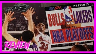 Bulls vs Lakers and the NBA Playoffs Review  Sega Mega Drive  Genesis AZ Review Series 59 [upl. by Merrick]