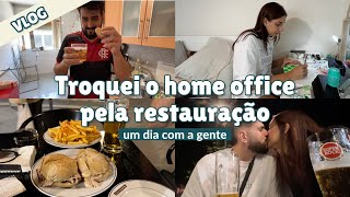 PQ TROQUEI O HOME OFFICE PELA RESTAURAÇÃO  VLOG [upl. by Rorie844]