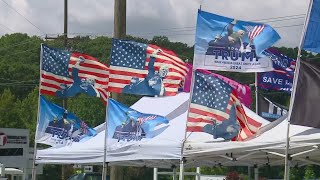 Preparations underway for Donald Trumps visit to Asheboro [upl. by Rasecoiluj]