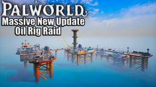 Palworld Sakurajima Update New Oil Rig Raid Boss [upl. by Eoj]