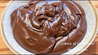 crema al cioccolato senza uova [upl. by Nymrak188]