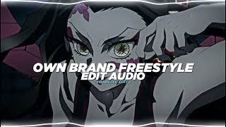 Own brand freestyle  felixthe1st dreya mac finch fetti edit audio [upl. by Maude]