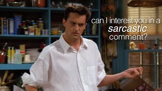 Chandler Bings best SARCASM amp HUMOR [upl. by Lardner546]