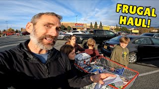 Frugal Living in Alaska Costco Haul Grocery Deals amp Salmon Tacos [upl. by Hedveh]