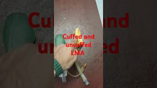 Cuffed and uncuffed LMA difference LMA [upl. by Howey]