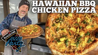 Todds Hawaiian BBQ Chicken Pizza  Blackstone Pizza Oven [upl. by Chainey]