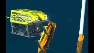 Oceaneering ROV Strakes Installation Tool [upl. by Brass]