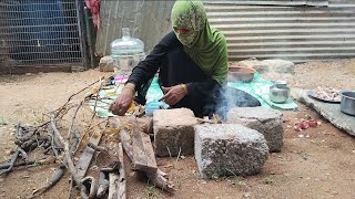 kurbani mutton village style cooking by village girl food indianstreetmarkets mutton haleem [upl. by Bruni]