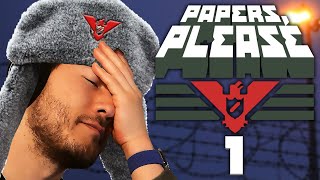 MY ADHD NIGHTMARE  Papers Please  Part 1 [upl. by Ahsiemac529]