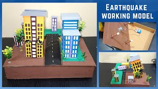 Earthquake Working Model  How to Make Earthquake working model [upl. by Zoe]