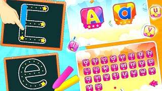 Tracing Letters Write ABC  Trigonom shpk  Android gameplay Mobile app phone4kids telephone phone [upl. by Hamann]