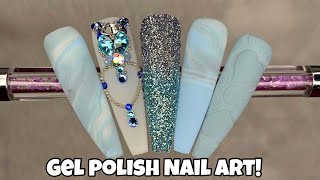 Gel Polish Nail Art  Neonail  Crystal Parade [upl. by Araz]