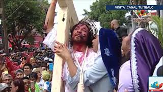 Jesús se encuentra con su madre La Virgen María en viacrucis de La Pasión de Cristo en Iztapalapa [upl. by Aldridge]