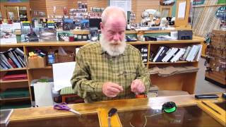 How to set up a fly reel with backing fly line leader and tippet [upl. by Henri]