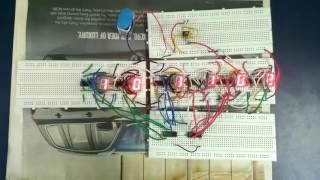 Digital Clock using 4026 and 555 [upl. by Baniaz]