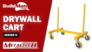 METALTECH BUILDMAN GRADE  Drywall Cart  Series H [upl. by Ivers]