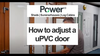 How to adjust a uPVC door [upl. by Dirtsa]