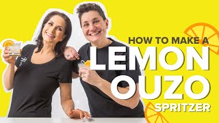 Lemon Ouzo Spritzer  Cocktail Commentary [upl. by Atinihs]