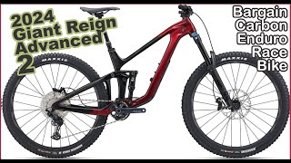 2024 Giant Reign Advanced 2  Details Specs How good can the cheapest carbon enduro model be [upl. by Womack405]