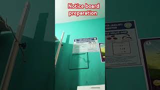 Notice board preparation in AAMHWC [upl. by Errised]