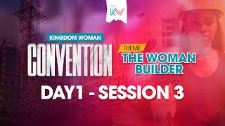 Kingdom Woman Convention  The Woman Builder  Day 1  Session 3  Apostle Isi Igenegba [upl. by Siravart]