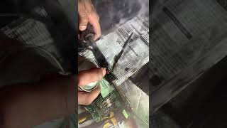 Soldering iron vs WD 40 fighting 😵😵😵😮😮 [upl. by Eilssel417]