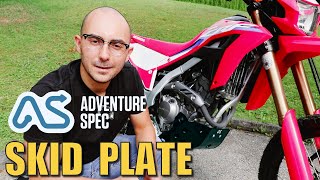 SKID PLATE FOR THE HONDA CRF300L [upl. by Lysander]