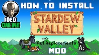 How to install Stardew Valley Pet Replacements Mod New Pet Skins Tutorial [upl. by Gentilis891]