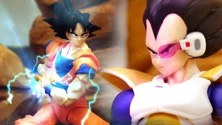 Dragon Ball Stop Motion  Goku VS Vegeta [upl. by Alaet]