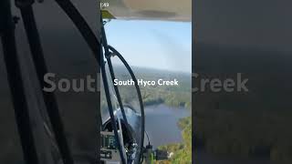 Flying over South Hyco Creek in North Carolina on World Ultralight Fly In weekend shortsvideo [upl. by Wolgast426]