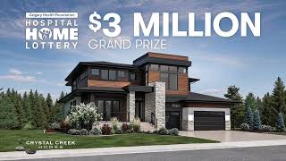 Foothills Hospital Home Lottery 2019EARLY BIRD PRIZE 14M CANMORE VILLA PLUS 25000 CASH 15s [upl. by Stahl]