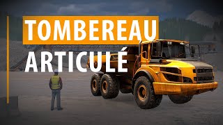 🔸 Apprenez à CONDUIRE un TOMBEREAU ARTICULÉ avec les simulateurs ACREOS [upl. by Enirtak]